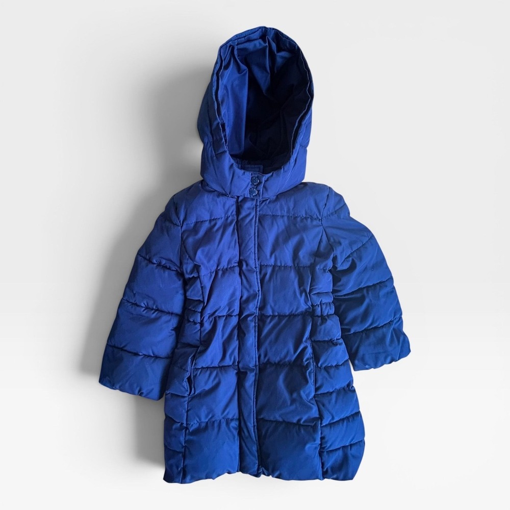 Girl36: Gap Kids Navy Blue ColdControl Ultra Max Primaloft Puffer Coat Size XS